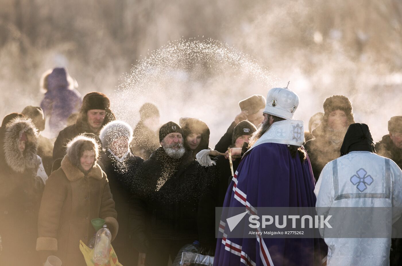 Epiphany celebrated in Russian regions