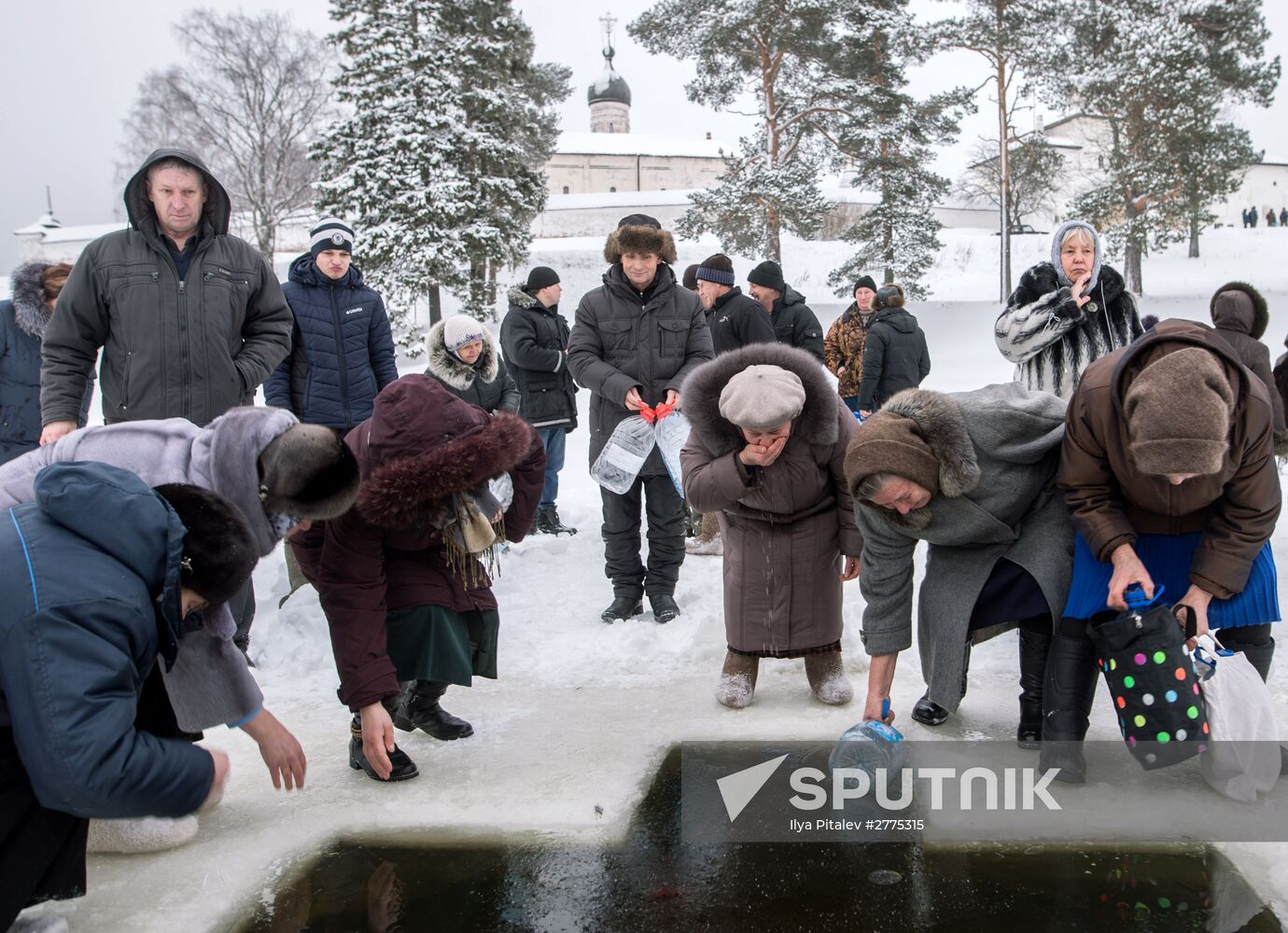 Epiphany celebrated in Russian regions