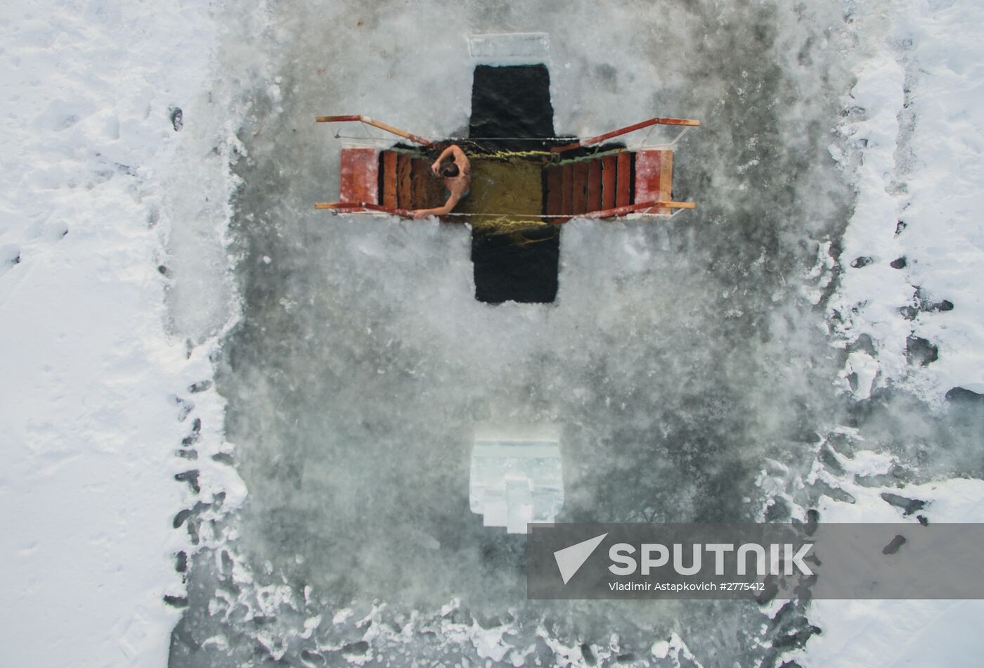 Epiphany celebrated in Russian regions