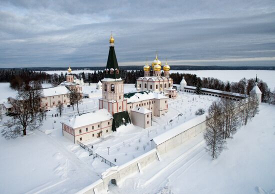 Valdai Ivesrky Monastery at the Holy Lake