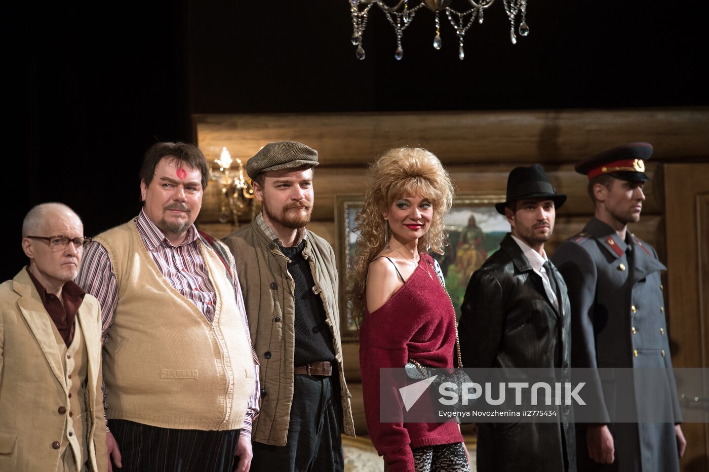 Dress rehearsal of 'Energetic People' at Mossovet Theatre