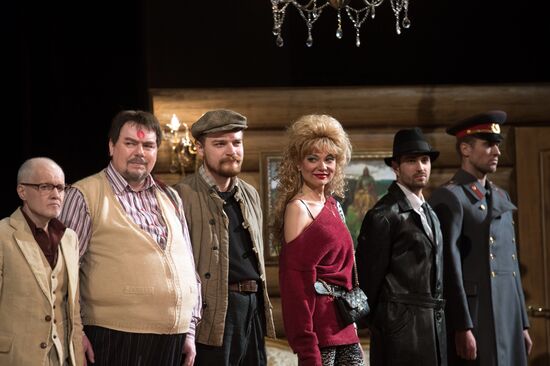 Dress rehearsal of 'Energetic People' at Mossovet Theatre