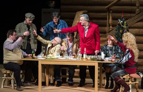 Dress rehearsal of 'Energetic People' at Mossovet Theatre