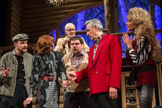 Dress rehearsal of 'Energetic People' at Mossovet Theatre