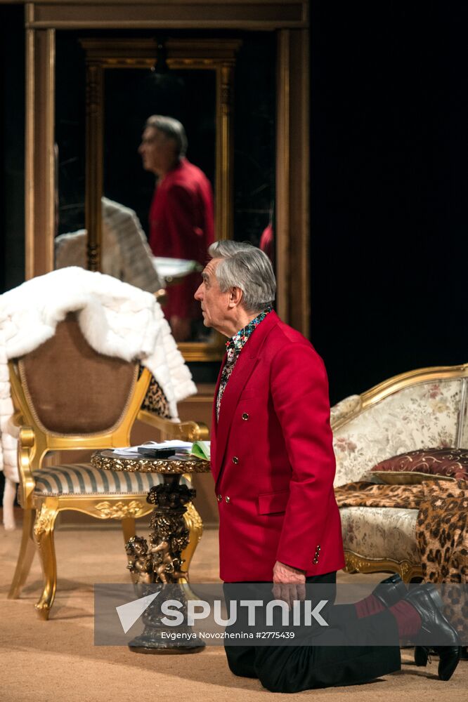 Dress rehearsal of 'Energetic People' at Mossovet Theatre
