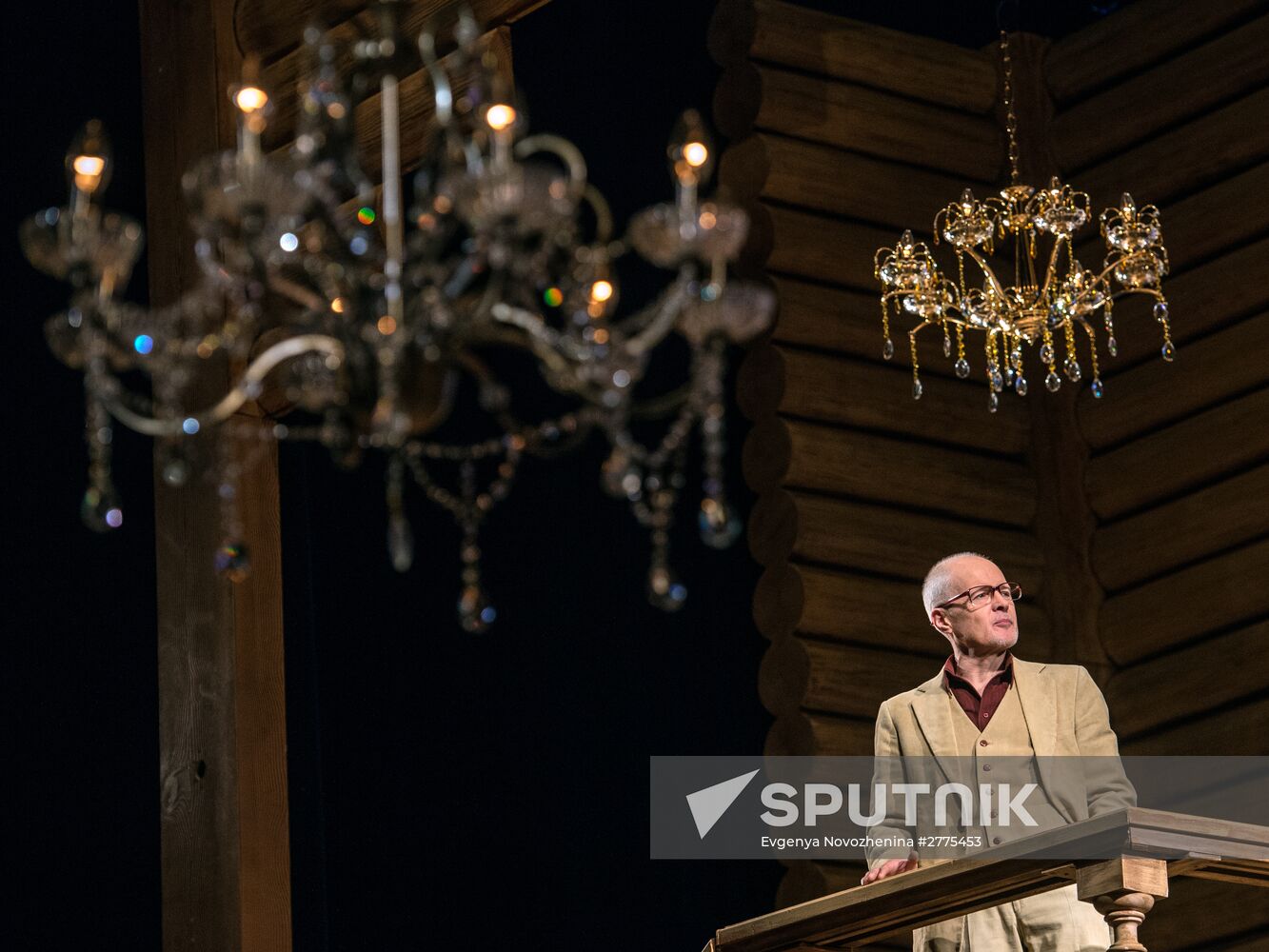 Dress rehearsal of 'Energetic People' at Mossovet Theatre