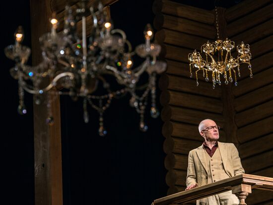 Dress rehearsal of 'Energetic People' at Mossovet Theatre