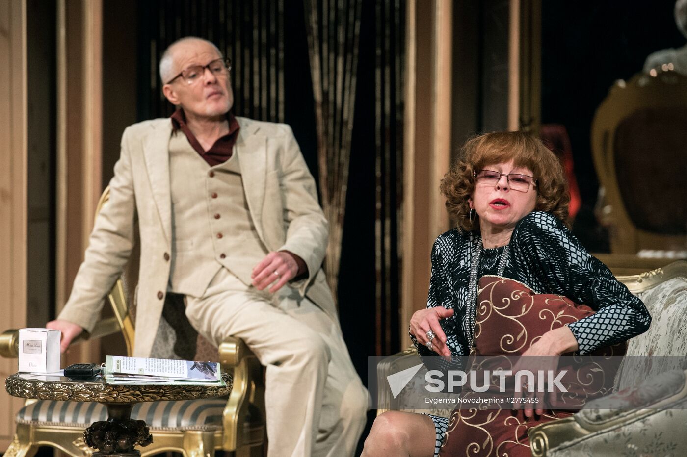 Dress rehearsal of 'Energetic People' at Mossovet Theatre