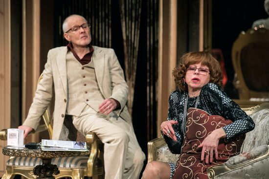 Dress rehearsal of 'Energetic People' at Mossovet Theatre