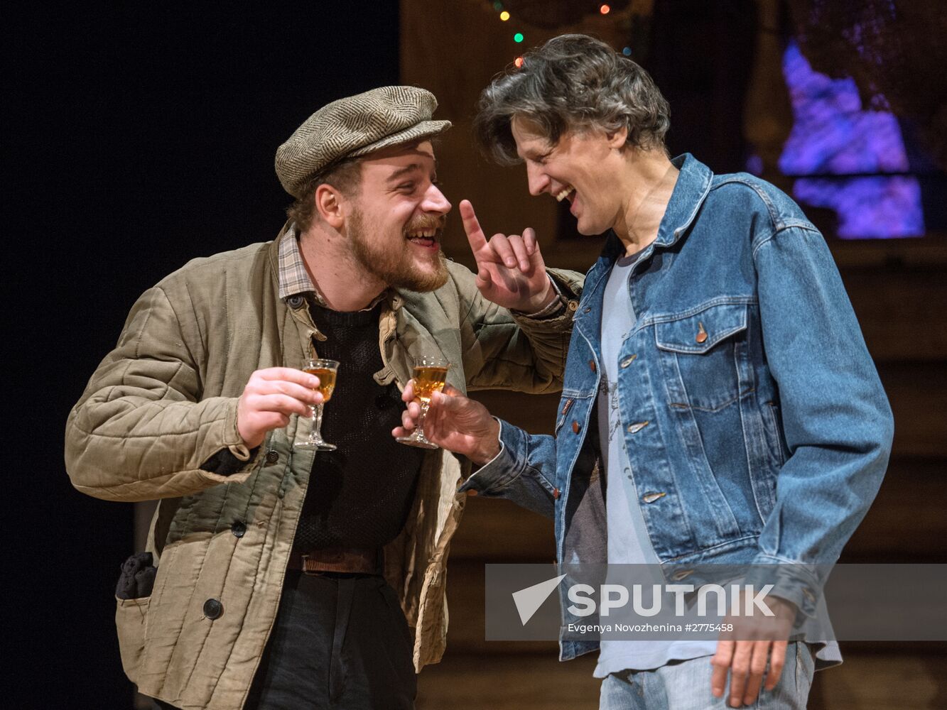 Dress rehearsal of 'Energetic People' at Mossovet Theatre