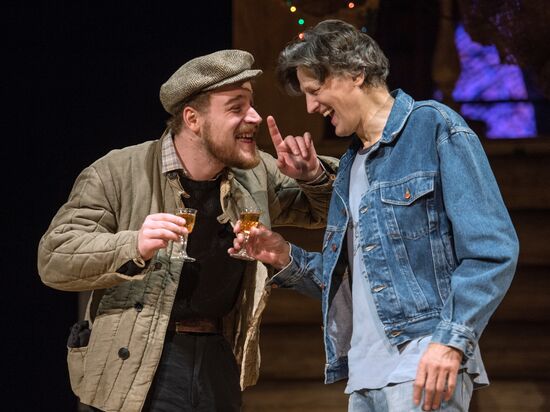 Dress rehearsal of 'Energetic People' at Mossovet Theatre