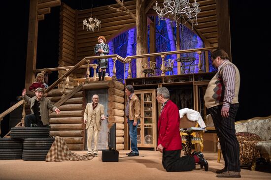 Dress rehearsal of 'Energetic People' at Mossovet Theatre