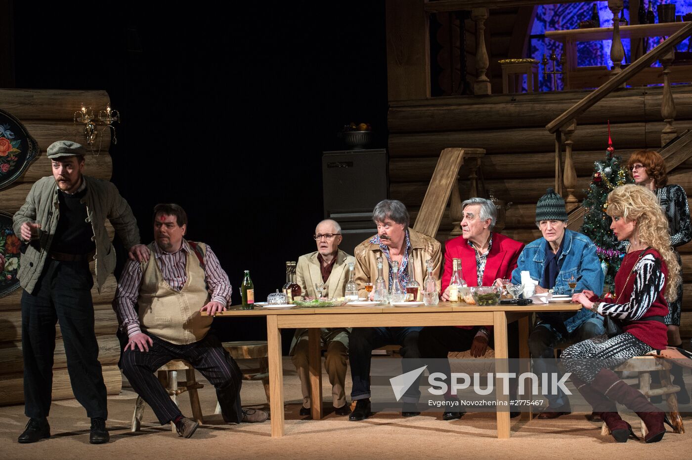 Dress rehearsal of 'Energetic People' at Mossovet Theatre