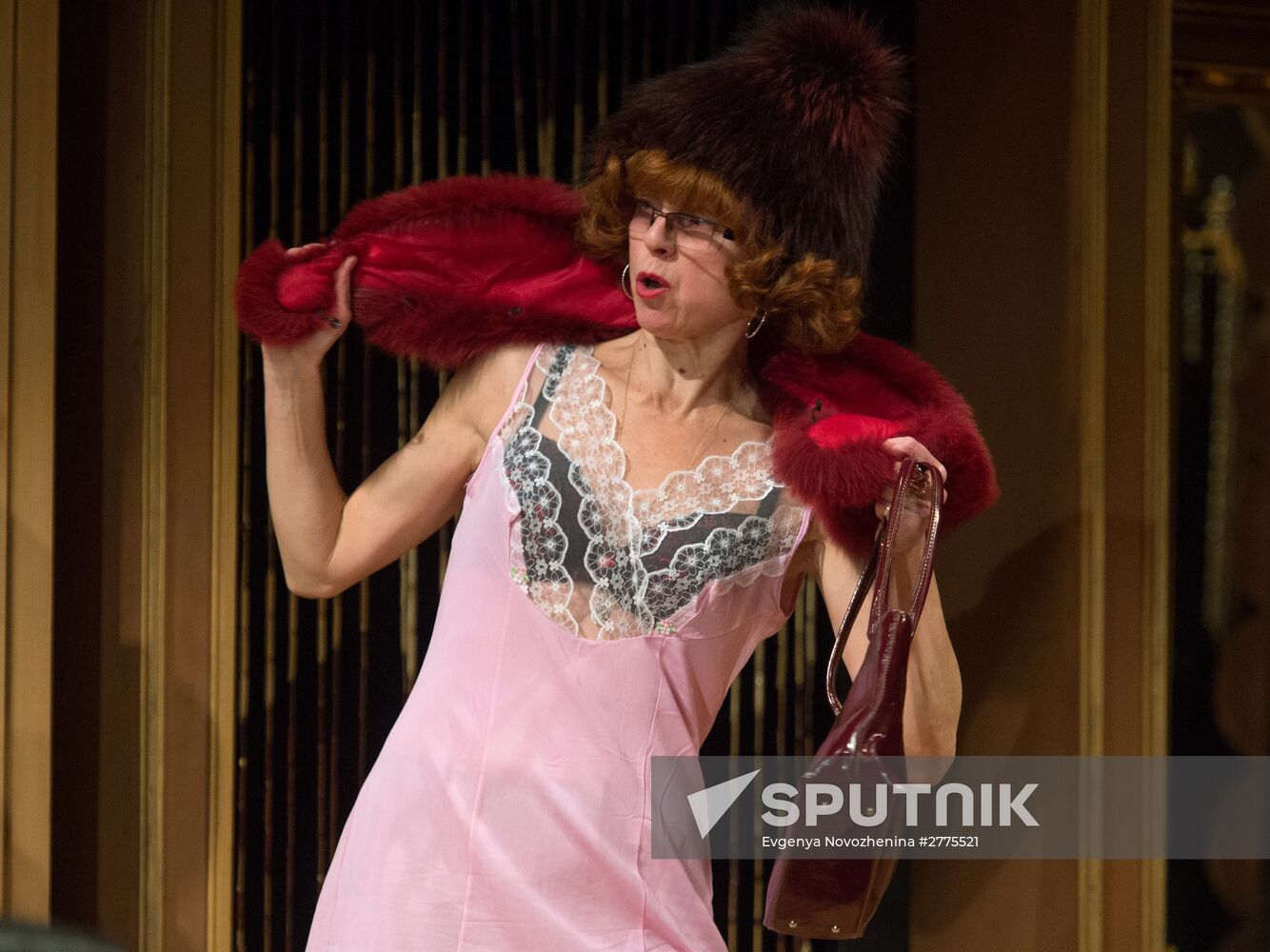Dress rehearsal of 'Energetic People' at Mossovet Theatre