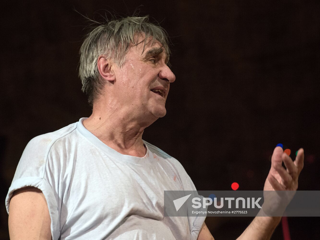 Dress rehearsal of 'Energetic People' at Mossovet Theatre
