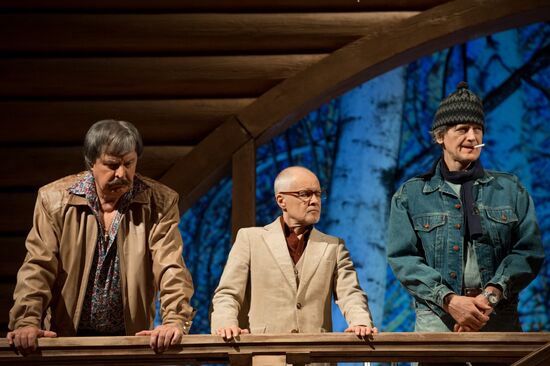 Dress rehearsal of 'Energetic People' at Mossovet Theatre