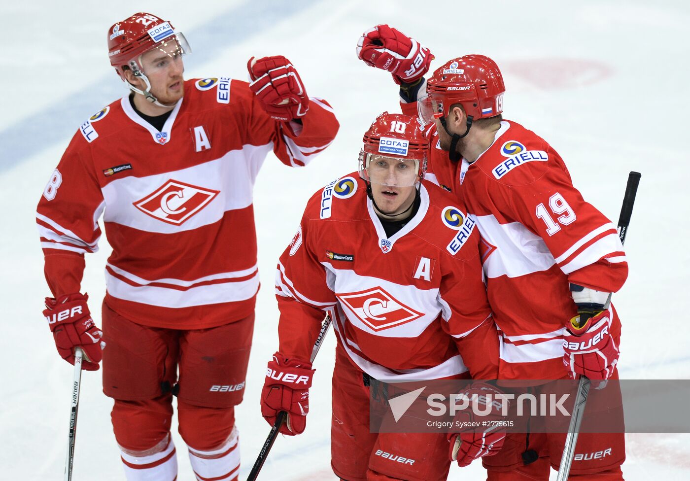 Hockey. KHL. Spartak vs Sibir