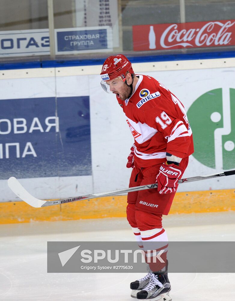 Hockey. KHL. Spartak vs Sibir