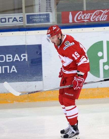 Hockey. KHL. Spartak vs Sibir