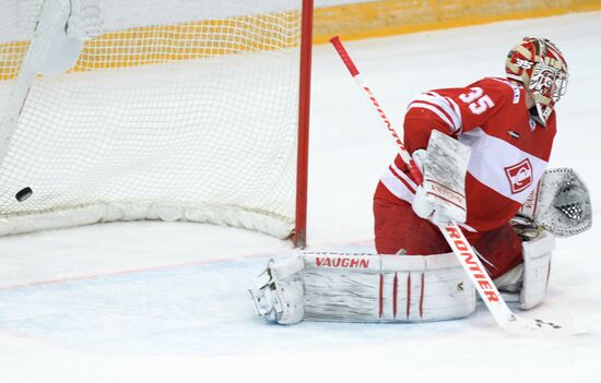 Hockey. KHL. Spartak vs Sibir