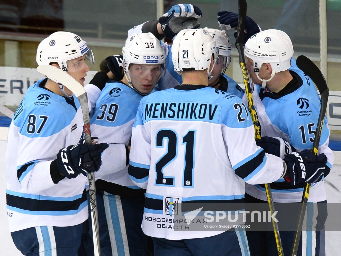 Hockey. KHL. Spartak vs Sibir