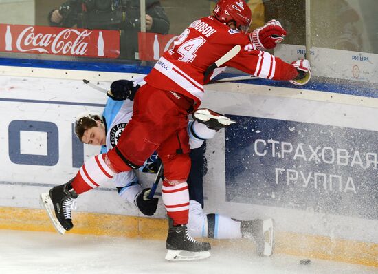 Hockey. KHL. Spartak vs Sibir