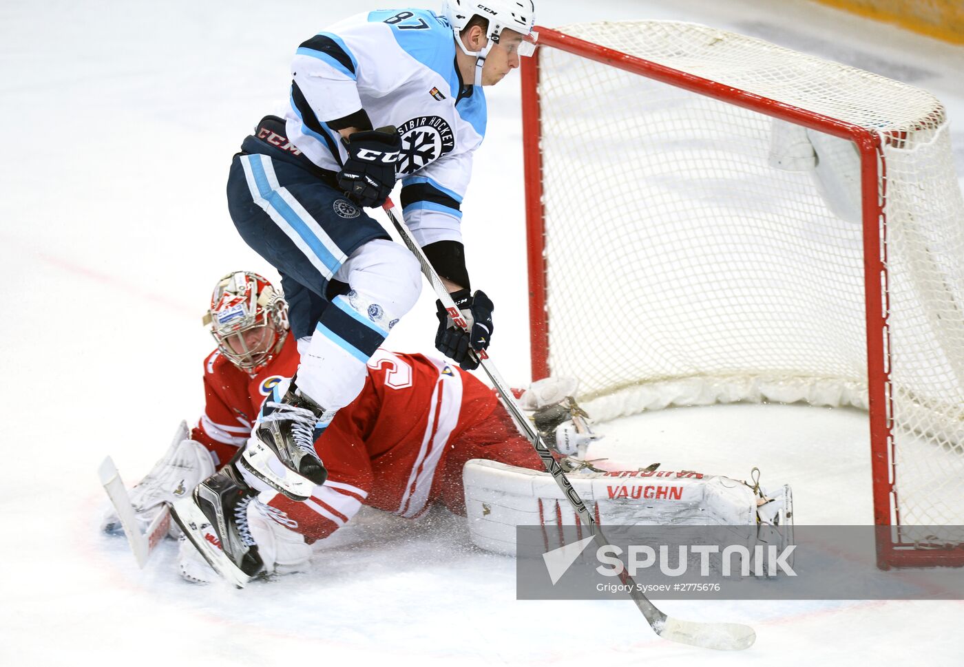 Hockey. KHL. Spartak vs Sibir