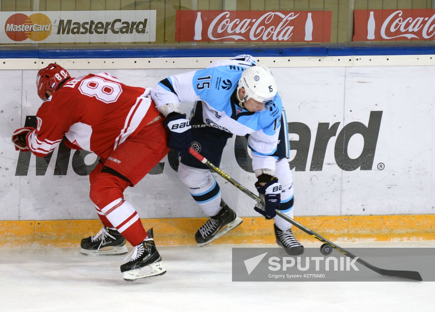 Hockey. KHL. Spartak vs Sibir