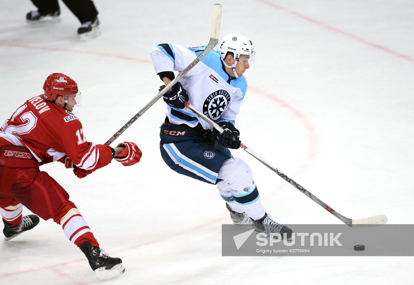 Hockey. KHL. Spartak vs Sibir