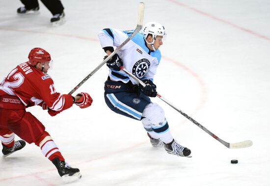 Hockey. KHL. Spartak vs Sibir