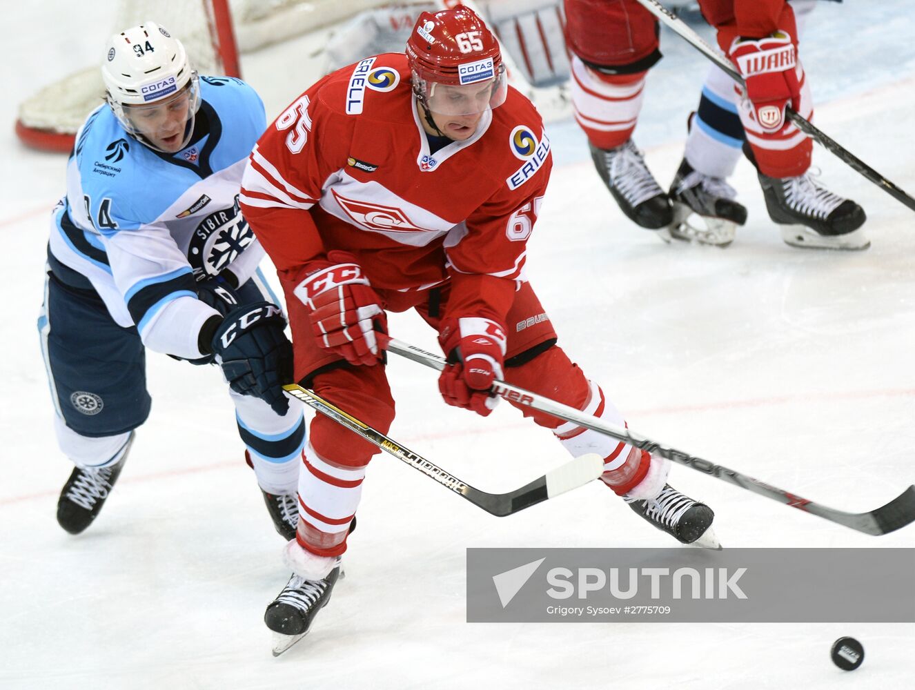 Hockey. KHL. Spartak vs Sibir