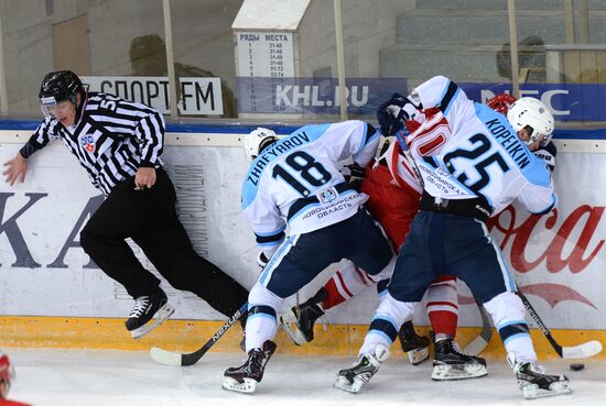 Hockey. KHL. Spartak vs Sibir