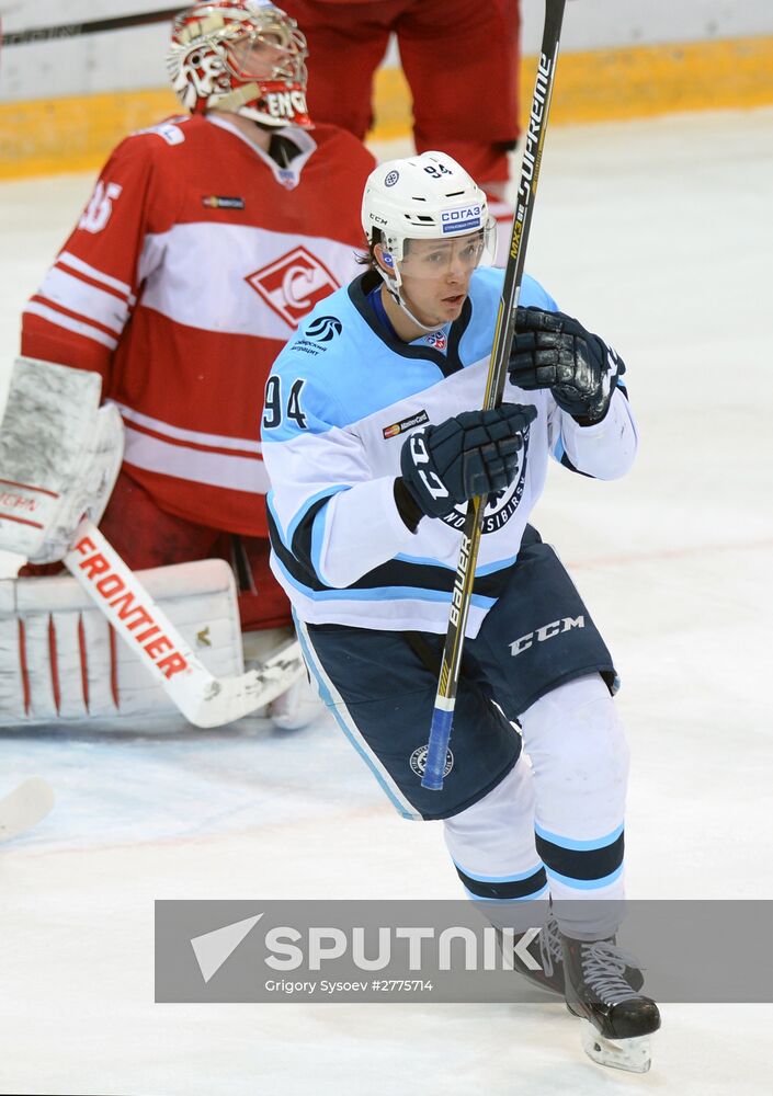 Hockey. KHL. Spartak vs Sibir