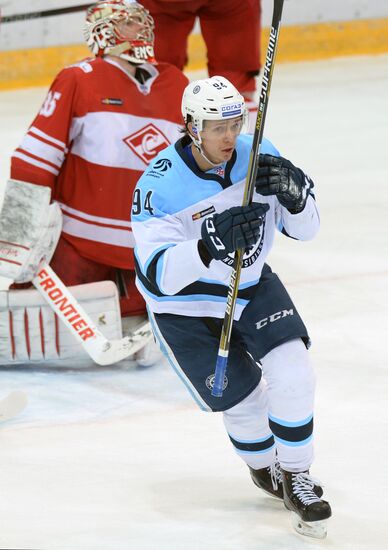 Hockey. KHL. Spartak vs Sibir