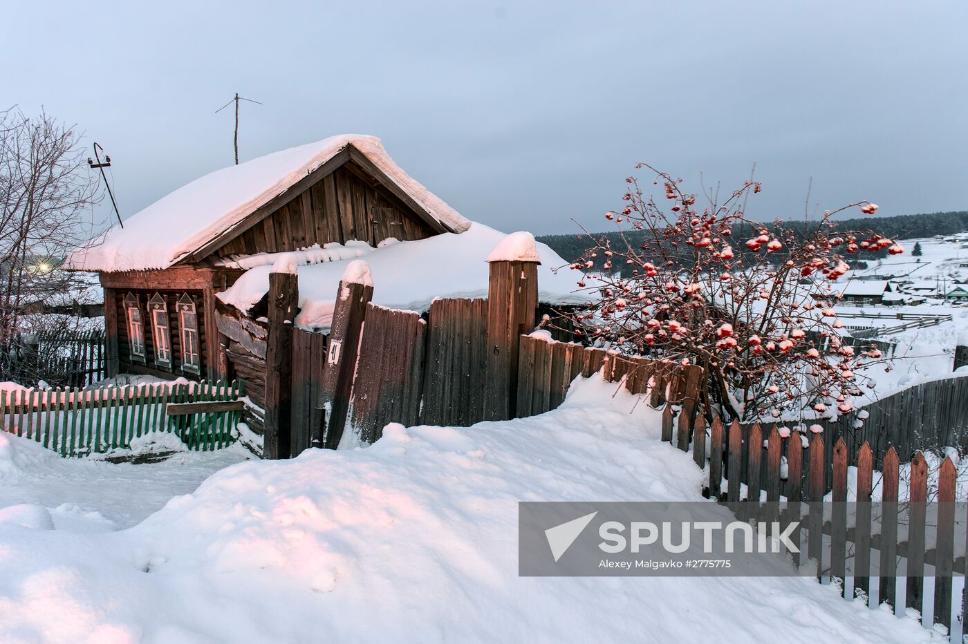 Winter in Omsk Region