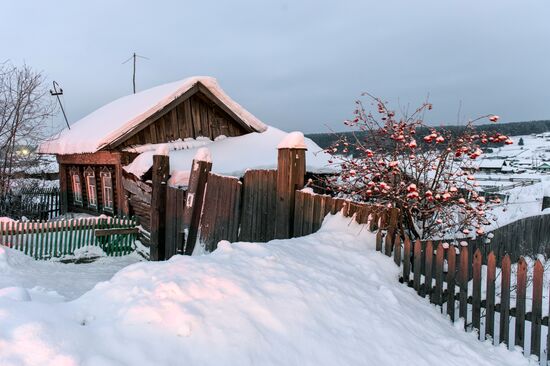 Winter in Omsk Region