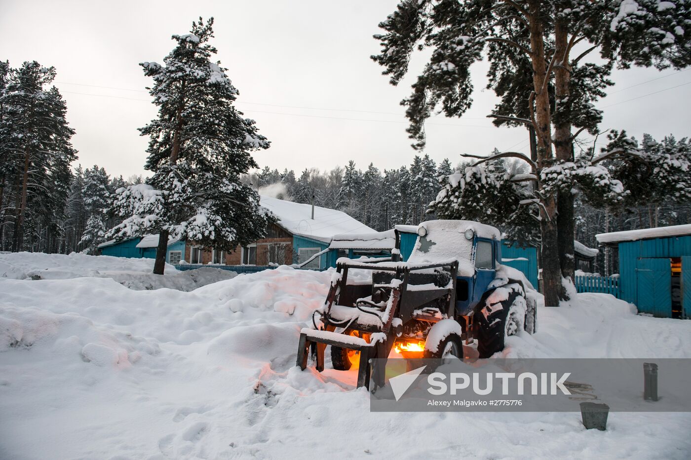 Winter in Omsk Region