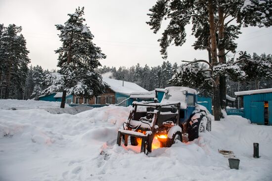 Winter in Omsk Region