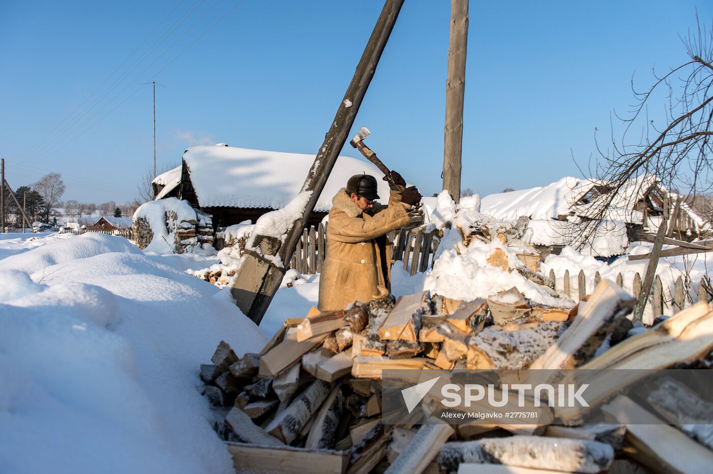 Winter in Omsk Region