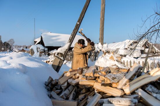 Winter in Omsk Region