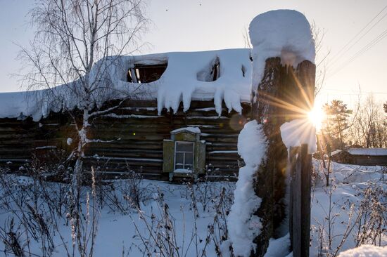 Winter in Omsk Region
