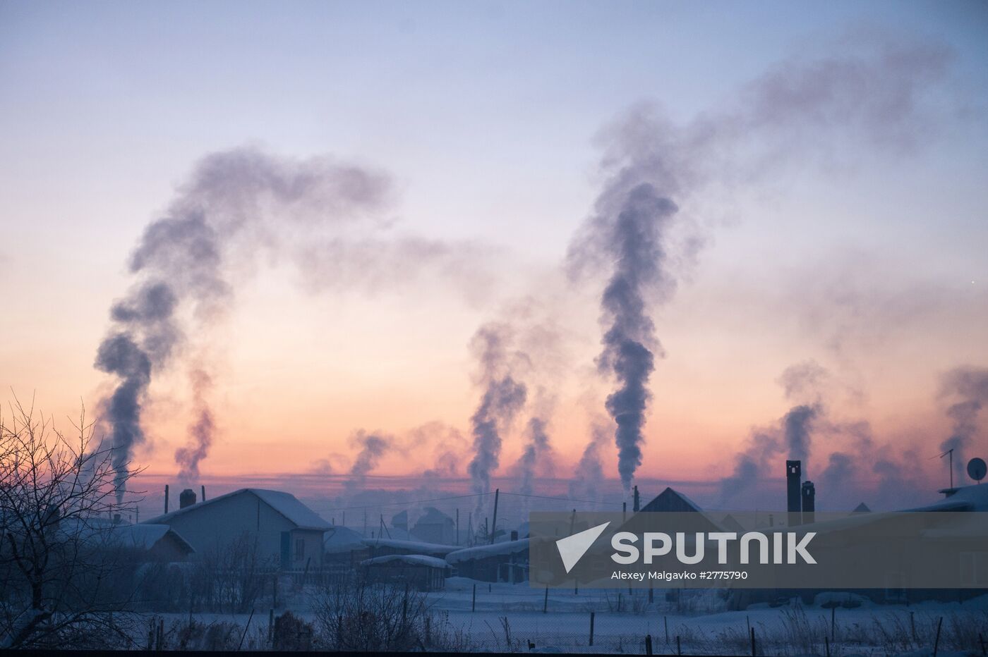 Winter in Omsk Region