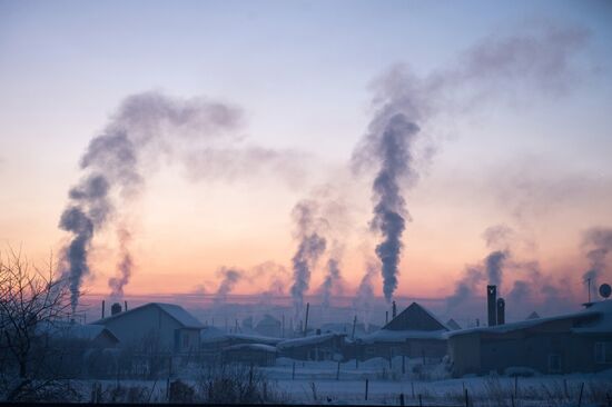Winter in Omsk Region