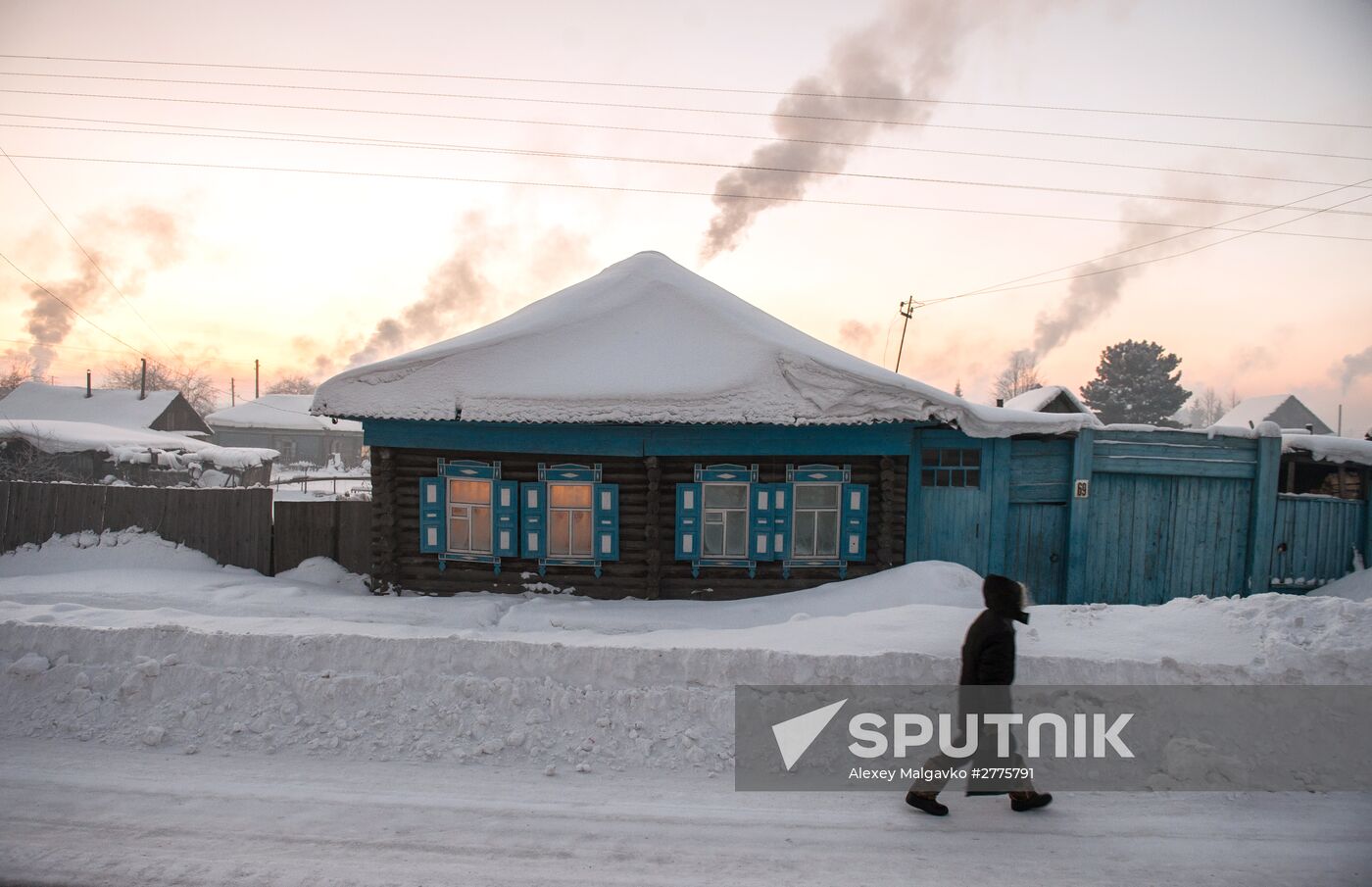 Winter in Omsk Region