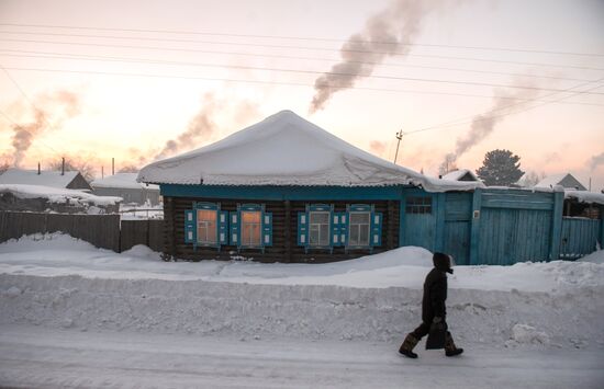 Winter in Omsk Region