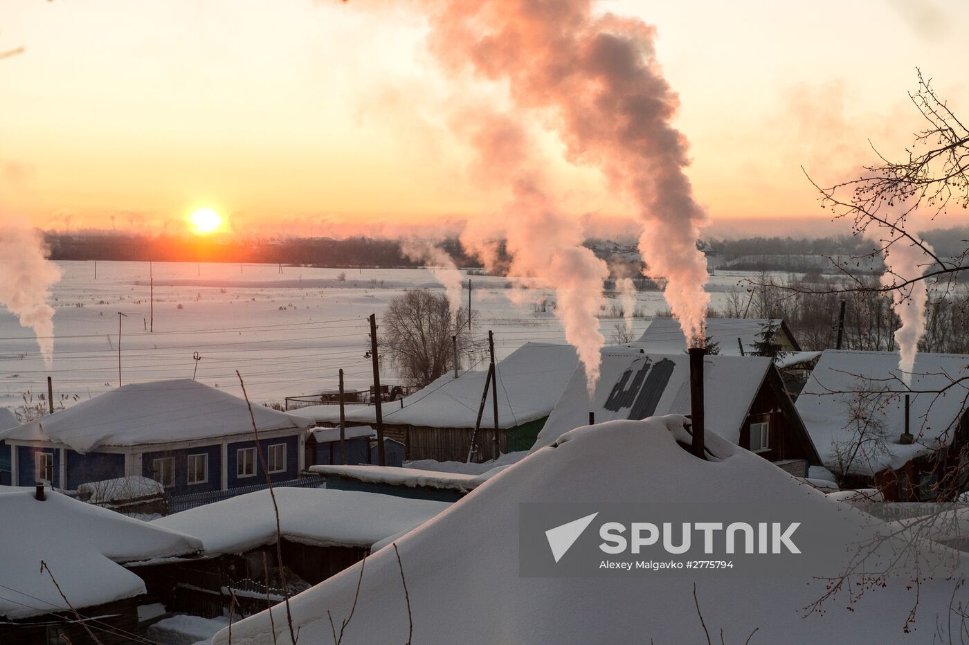 Winter in Omsk Region