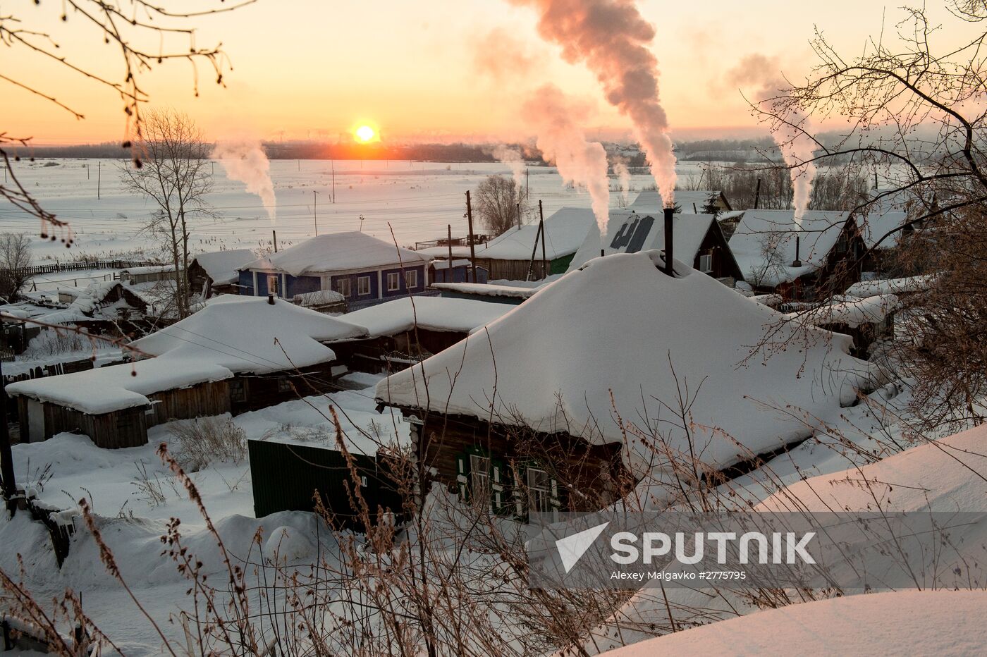 Winter in Omsk Region