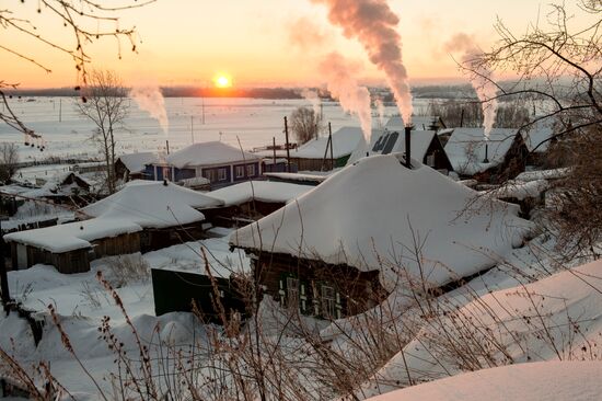 Winter in Omsk Region