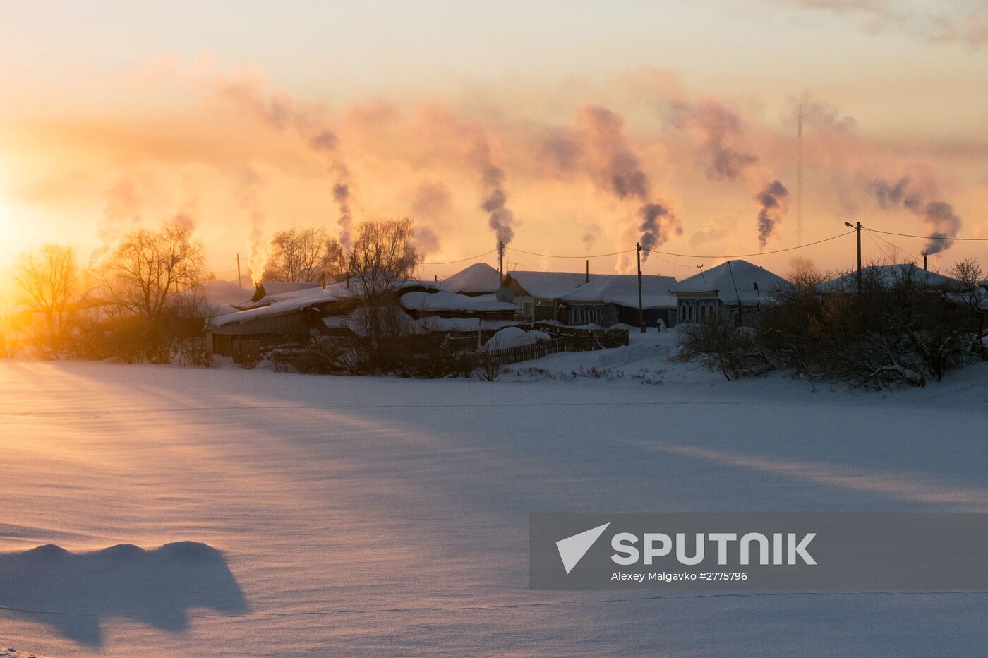 Winter in Omsk Region