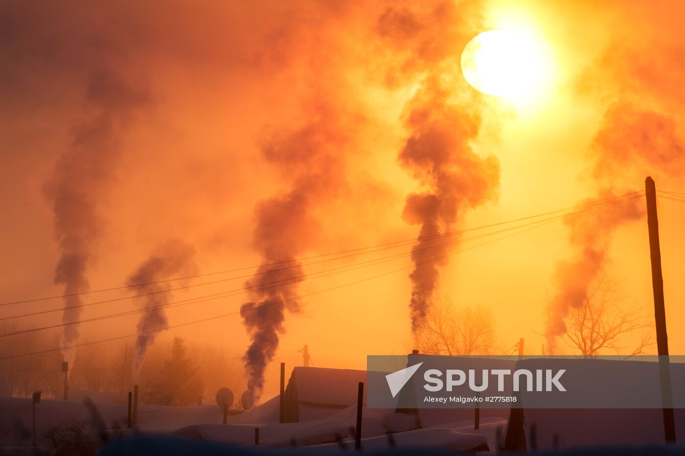 Winter in Omsk Region